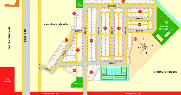 Cần bán gấp nền đất ngay KCN Vsip 2 diện tích 81,6m2 (5x16,32) sổ riêng bao sang tên LH 0988 868 ***