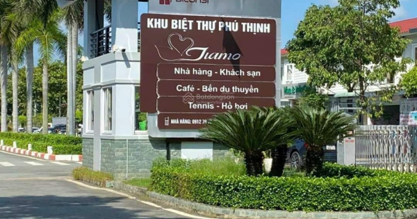 Đất xây biệt thự khu Tiamo Phú Thịnh 390m2, view sông, công viên