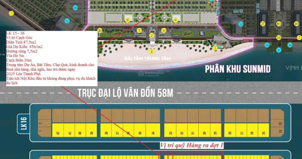 Bán đất nền mặt biển Quảng Ninh 2024 - x2x3 trong 2 - 3 năm tới