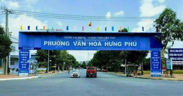 Nền biệt thự khu Center Hưng Phú sau lưng siêu thị Go!