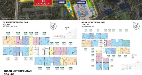 Quỹ độc quyền 05 căn vị trí đẹp nhất tại The London, chiết khấu quà tặng lên tới 450tr