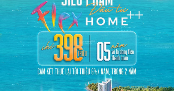 CHỈ 1,3 TỶ/CĂN - MẶT BIỂN NHA TRANG - FULL NỘI THẤT 5 SAO