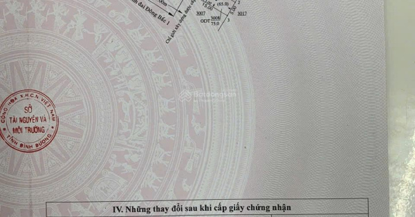 Bán nhà 1 trệt 1 lầu mặt tiền đường Hai Bà Trưng P. Đông Hoà TP Dĩ An BD