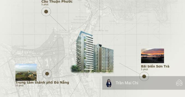 Cho thuê căn hộ 2 phòng ngủ, nội thất đầy đủ vào ở ngay tại Sơn Trà Ocean View Đà Nẵng