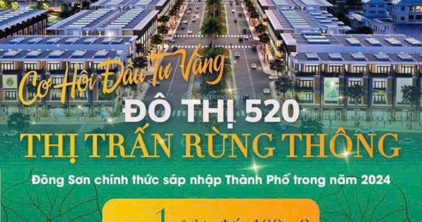 Đất nền dự án 520 TT Rừng Thông - TP Thanh Hóa