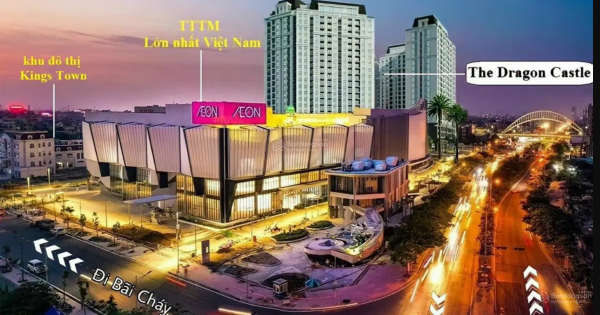 Chỉ từ 700tr sở hữu ngay căn 3PN cạnh TTTM Aeon mall, 30% vào nhận nhà, 70% thanh toán trong 3 năm