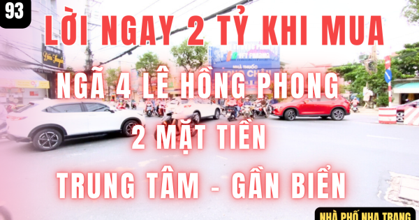 LỜI NGAY 2 TỶ KHI MUA NHÀ MẶT TIỀN LÊ HỒNG PHONG GIÁ CỰC TỐT CHỈ 8TỶ5