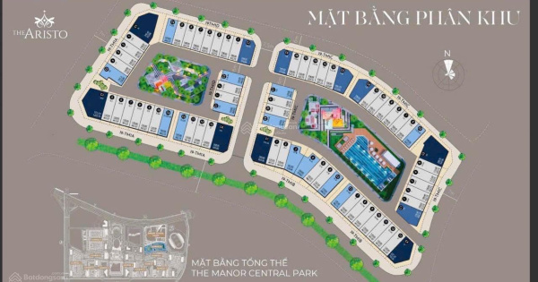 Siêu phẩm block 19 The Manor sở hữu bể bơi sân vườn riêng biệt, độc bản tinh hoa auto tăng giá