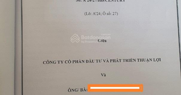 Ngộp bank cần bán gấp lô đất 100m2: A'24 - 27 rẻ bèo bọt. Dự án Century Long Thành Đồng Nai