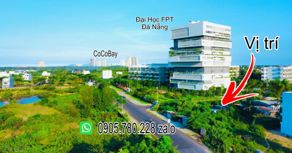 Mặt tiền đường qh 23,25m Trịnh Hoài Đức ngay ĐẠI HỌC FPT & Đại Học Mỹ APU