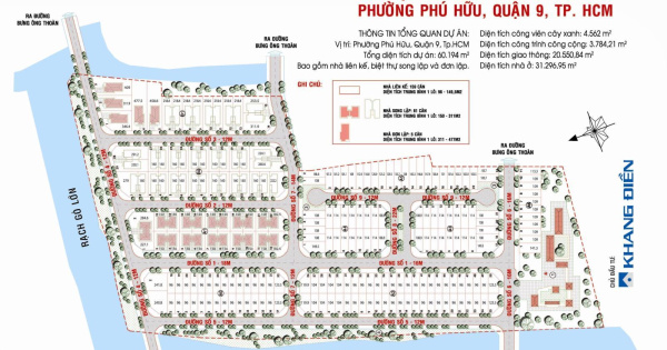 BÁN ĐẤT NỀN TOPIA KHANG ĐIỀN, PHÚ HỮU, Q9 DT: 114m2 Giá 52.5 triệu 0909 128 ***