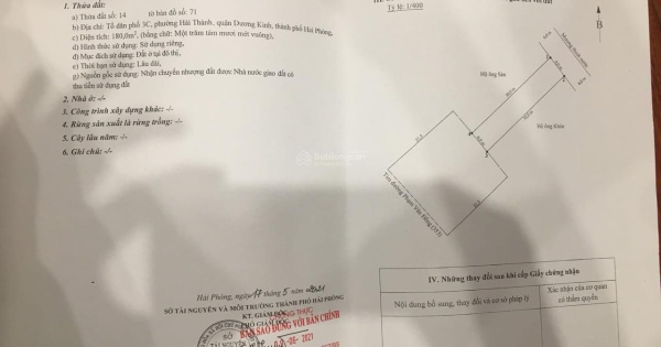 Bán đất tại đường 353, giá tốt nhất chỉ 42 triệu/m2, DT 180m2, pháp lý đầy đủ