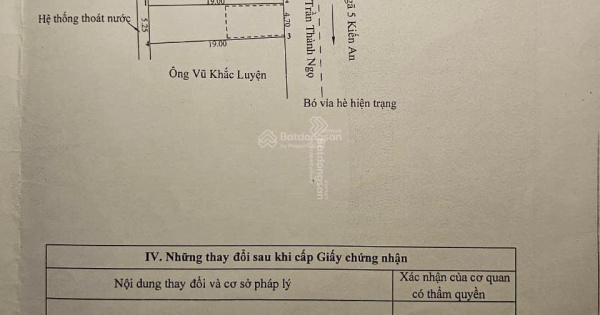 Bán nhà mặt phố đường Trần Thành Ngọ, giá 12 tỷ, diện tích 93m2, pháp lý đầy đủ