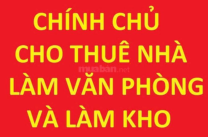 Cho thuê nhà làm VP và kho đường 19A, Bình Trị Đông B, Bình Tân