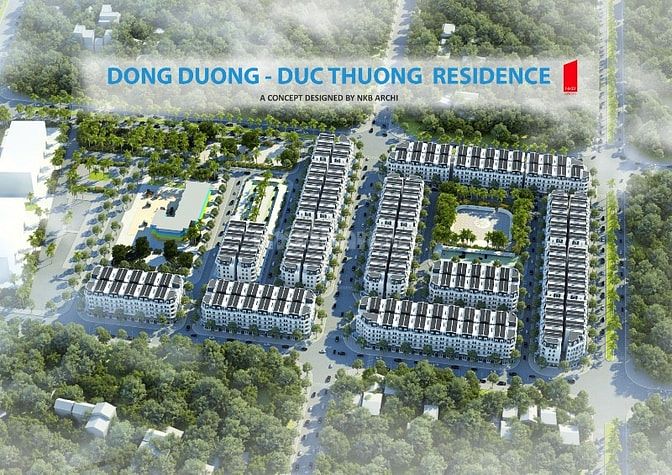 Bán liền kề 80m2, hướng Tây Nam dự án Đông Dương Đức Thượng, Hoài Đức,