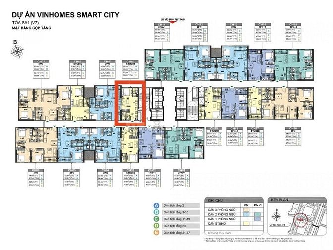 Chính chủ tôi bán Stu SA1, tầng đẹp giá chỉ 2.07 tỷ.