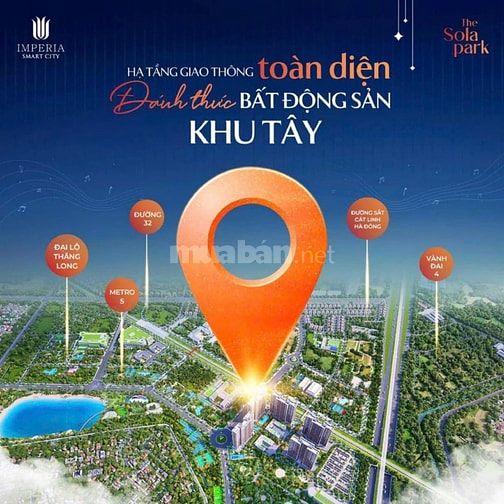 BÁN QUỸ NGOẠI GIAO DỰ ÁN SOLAR PARK- VINHOME SMART CITY