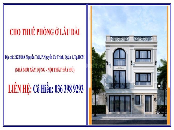 Cho Thuê Phòng Nguyễn Trãi Quận 1 Giá Rẻ