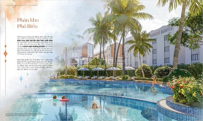 Bán shophouse cổng hồ tạo sóng Vinhomes Ocean Park 3, 5 tầng thang máy