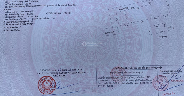 Bán nhà 2MT kiệt Nguyễn Như Hạnh