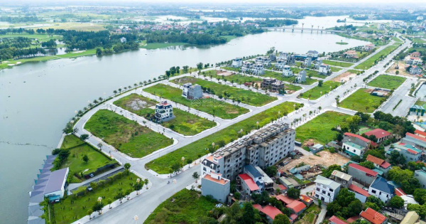 Hàng siêu đẹp! Bán lô biệt thự 200m2 vị trí thứ 3 từ mặt hồ vào tại khu biệt thự dự án Bắc Đầm Vạc