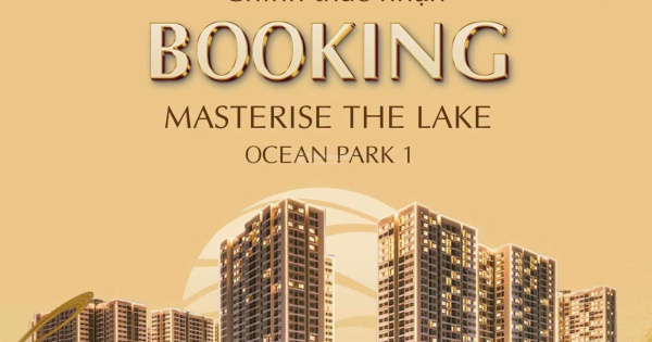 Giá đợt 1 phân khu cao cấp The Lake-Masterise OceanPark 1 chỉ 20% vốn miễn lãi 36 tháng, ck tới 15%