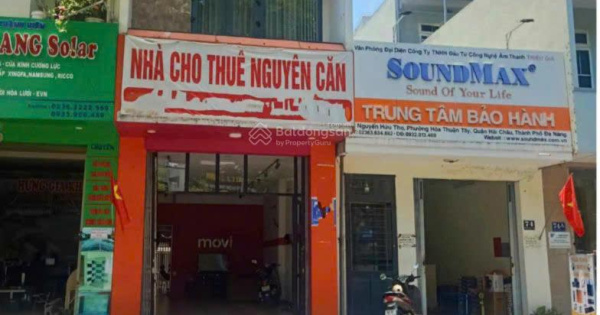 Siêu hiếm!Chính chủ cho thuê nhà ngay mặt tiền đường trung tâm Nguyển Hữu Thọ,Đà Nẵng,LH 0905 847 ***