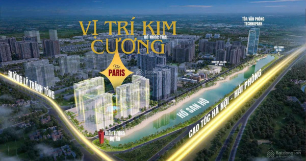 Cơ hội đầu tư chỉ với 500tr sở hữu ngay căn 1 phòng ngủ +1 tại phân khu The PARIS hỗ trợ gốc lãi 0%