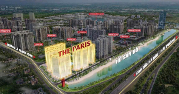 Booking The Paris Chiết khấu 7%. TT giãn 4 năm. Đóng 0,6%/ tháng. Miễn lãi 8 năm - Ocean Park 1