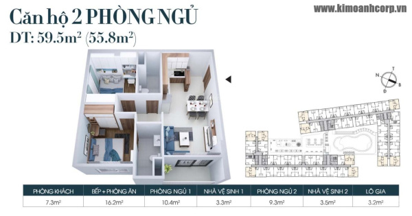 Chính chủ cho thuê căn hộ cao cấp Legacy Central Thuận An - 2 phòng ngủ, đẹp thoáng mát