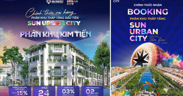 Đầu Tư Vốn Chỉ Từ 1,5 Tỷ Sở Hữu Shophouse & Biệt Thự Tại Sun Urban City Chiết Khấu Tới 15% Tháng 11