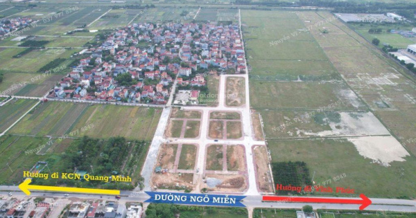 Bán lô đất đấu giá Bạch Đa Kim Hoa Mê Linh Gần Vành Đai 4 và KCN Quang Minh 0982 782 ***