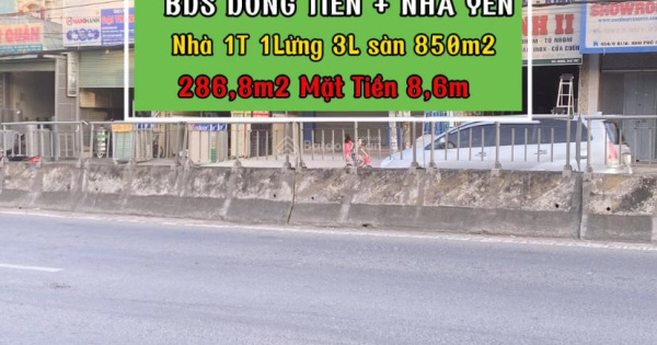 Vị trí đẹp, Mặt tiền KD + Nhà Yến Đường Quốc Lộ 1A Phường Tân Biên 8,6 x 33,5 m 4,5 Tầng Giá 24 Tỷ