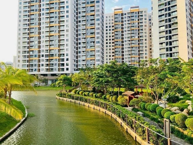 Cho thuê căn 2PN-2WC-72m2 full Nội thất giá 11tr tại Mizuki Park