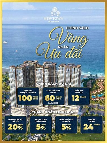 Chào bán căn hộ cao cấp Newtown Diamond, quận Ngũ Hành Sơn