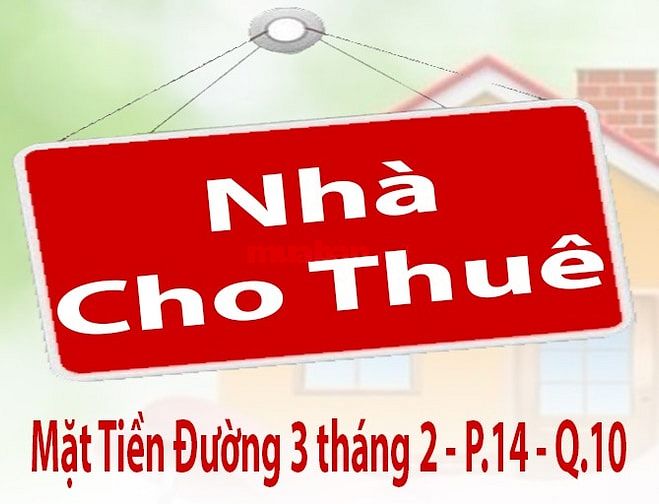 Cho Thuê Nhà Mặt Tiền Đường 3/2 P.14 Q.10 - dt:4,3x16m trệt 3 lầu