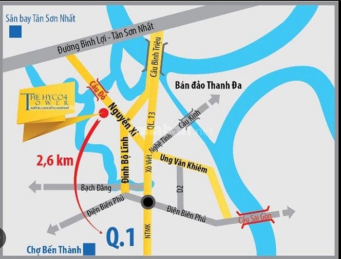 Thủy Lợi 4- Căn hộ 3P ngủ 2P VS. DT.115m2 (thông thủy), Nguyễn Xí P.26