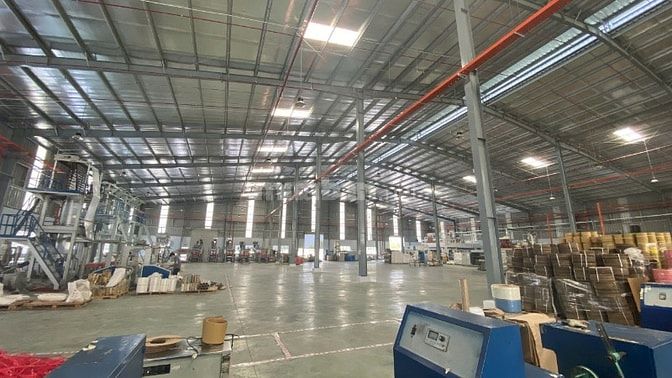 Cho thuê kho xưởng KCN Bến Lức, Long An, KV : 12.000m2, xưởng: 8.000m2